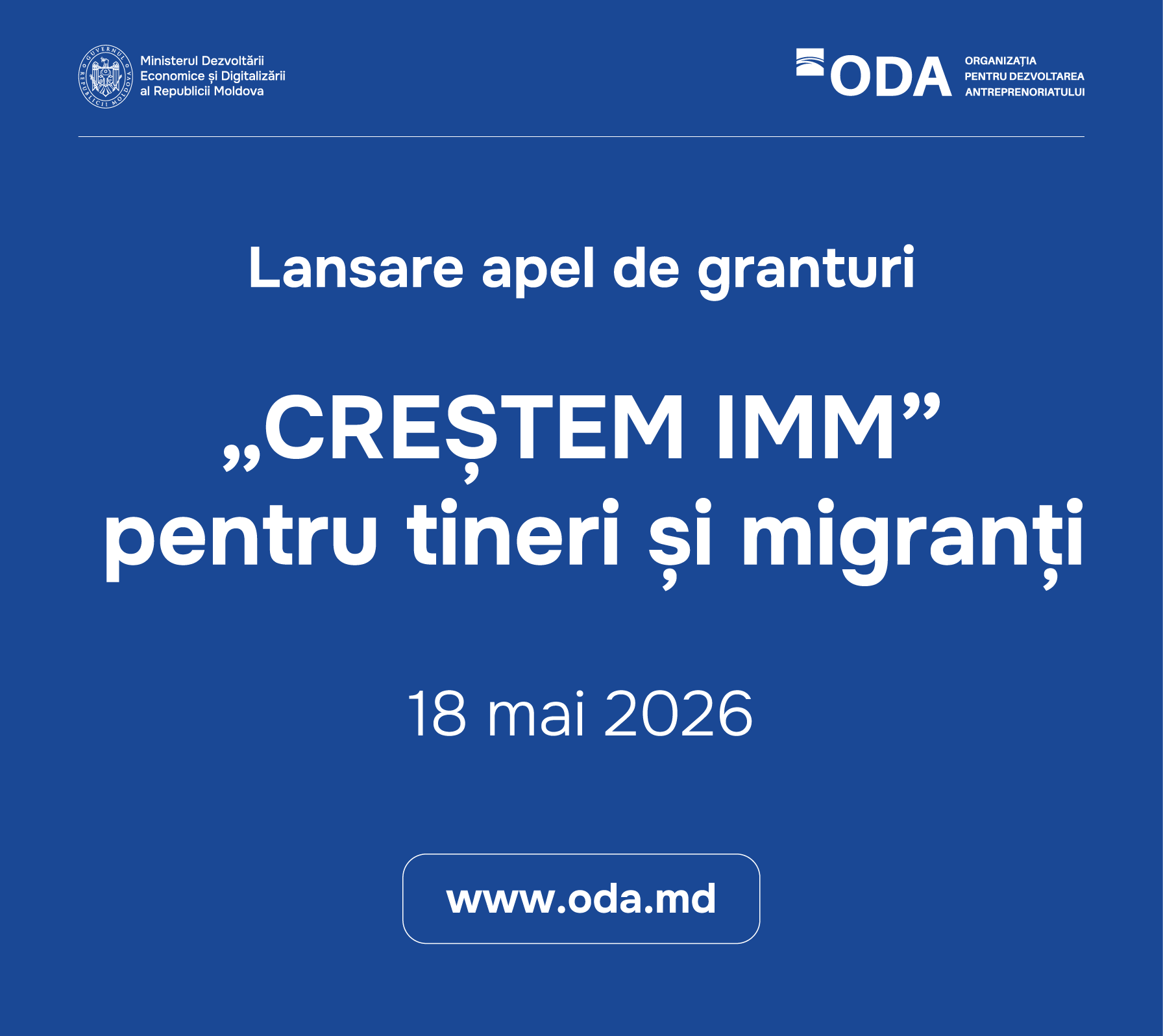 Granturi de până la 600.000 lei: ODA lansează un nou apel pentru tineri și migranți