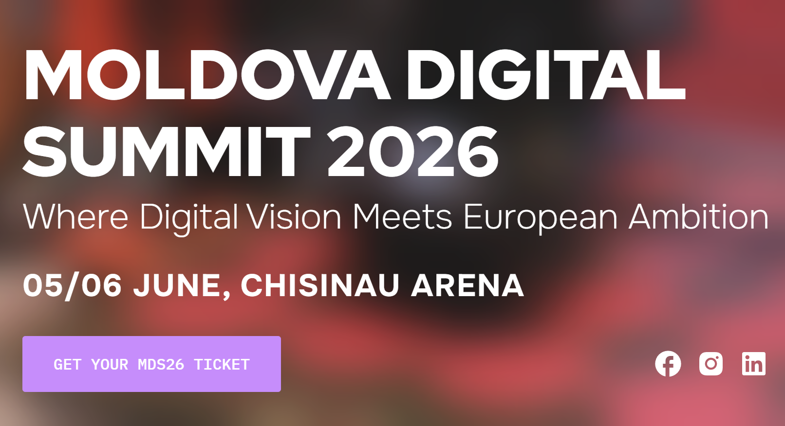 Moldova Digital Summit 2026: eveniment despre digitalizare, AI și inovație, pe 5–6 iunie, la Chișinău Arena